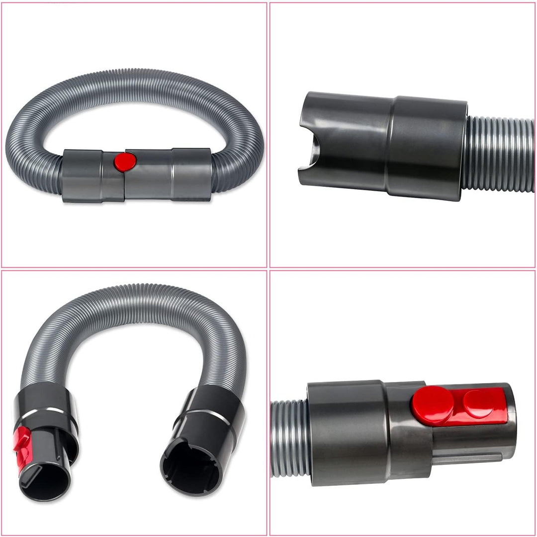 3 Stück Rückstandsloser Staubpinsel Staubsauger Zubehör Set, Kratzfreie Staubbürste für Dyson Schlau