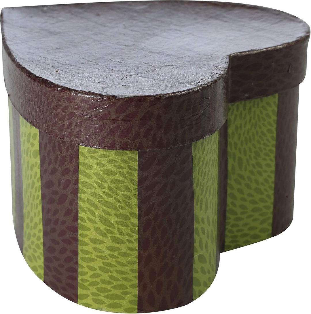 Décopatch BTS903O 3 Boxen in Herzenform S aus Pappmaché, zum Verzieren, perfekt für Ihre Wohndeko, K