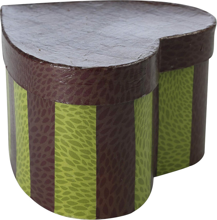 Décopatch BTS903O 3 Boxen in Herzenform S aus Pappmaché, zum Verzieren, perfekt für Ihre Wohndeko, K
