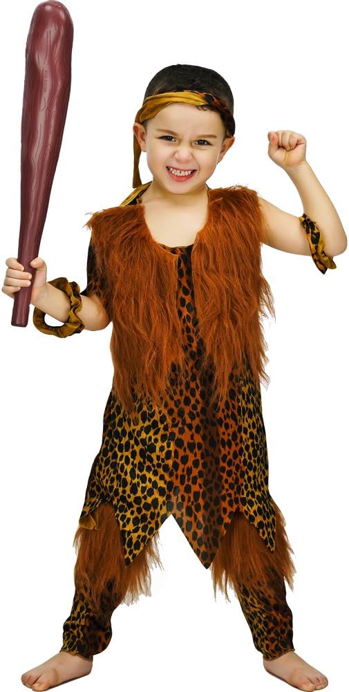 SEA HARE Child Caveman Kostümset 10-12 Jahre, 10-12 Jahre