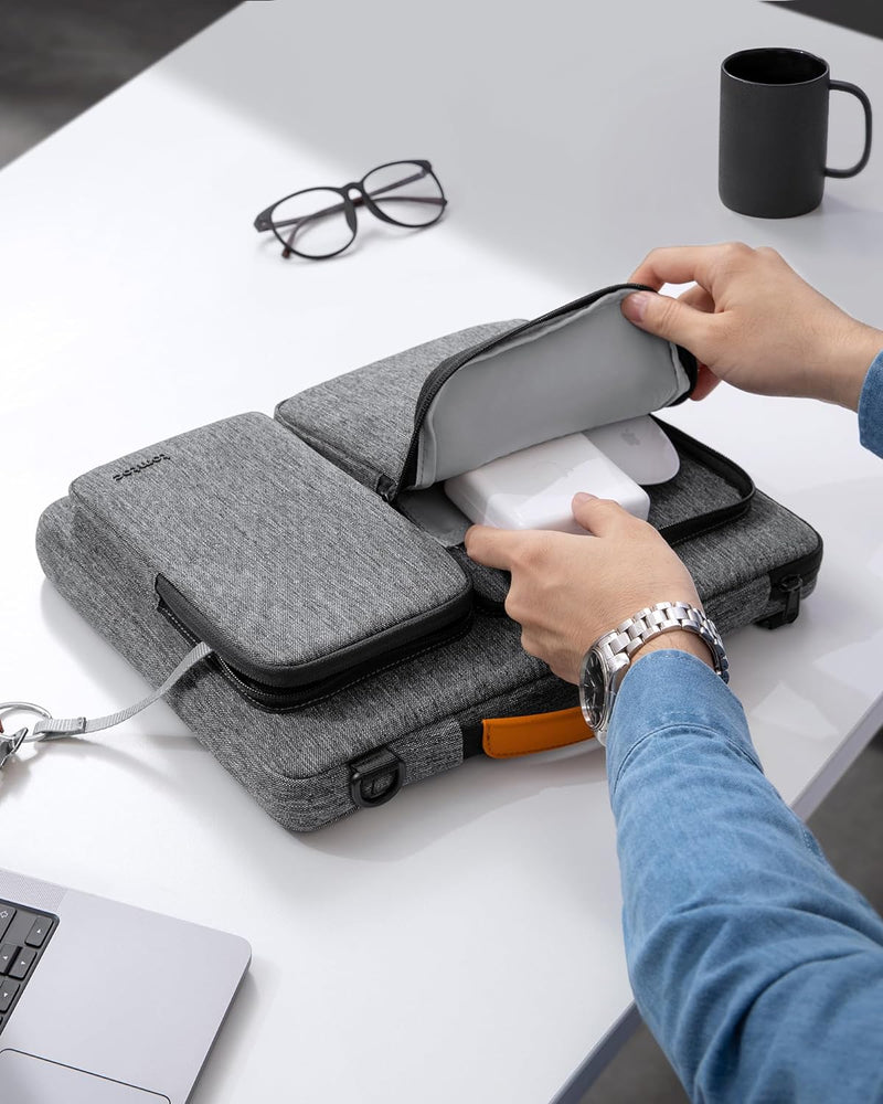 tomtoc 360° Tasche Hülle für 14-Zoll Neu MacBook Pro M3/M2/M1 Pro/Max A2992 A2918 A2779 A2442 2023-2