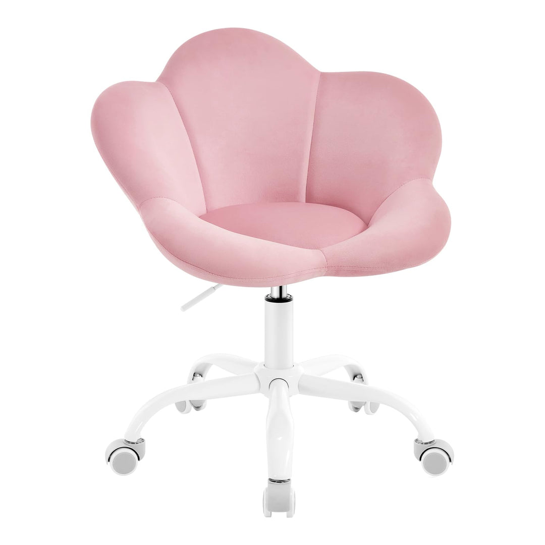 WOLTU Kinder Schreibtischstuhl, Schminktisch Stuhl, Bürostuhl, ergonomisch, höhenverstellbar, Samt,