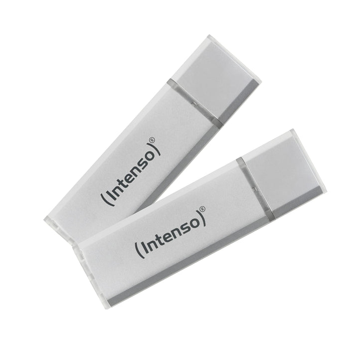 Intenso Ultra Line, 2x 64GB Speicherstick, USB 3.2 Gen 1x1, silber 2x 64 GB - USB 3.2, 2x 64 GB - US