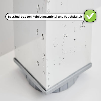 ALUSFERA Tischbeine Höhenverstellbar Quadratische - Tischbeine Metall/Aluminium - Möbelfüsse für Ess