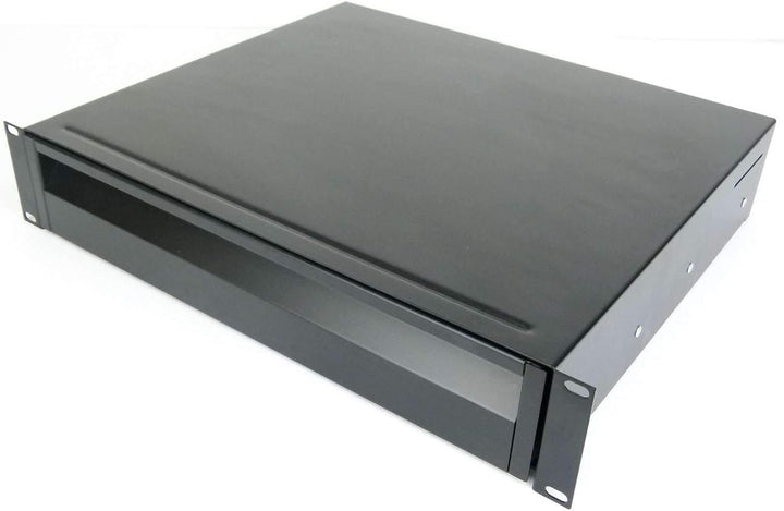 Adam Hall 19" Parts 874 E 02 A ERGO 19" Aluminium Rack Schublade 2 HE Aluminum 2 HE, Aluminum 2 HE