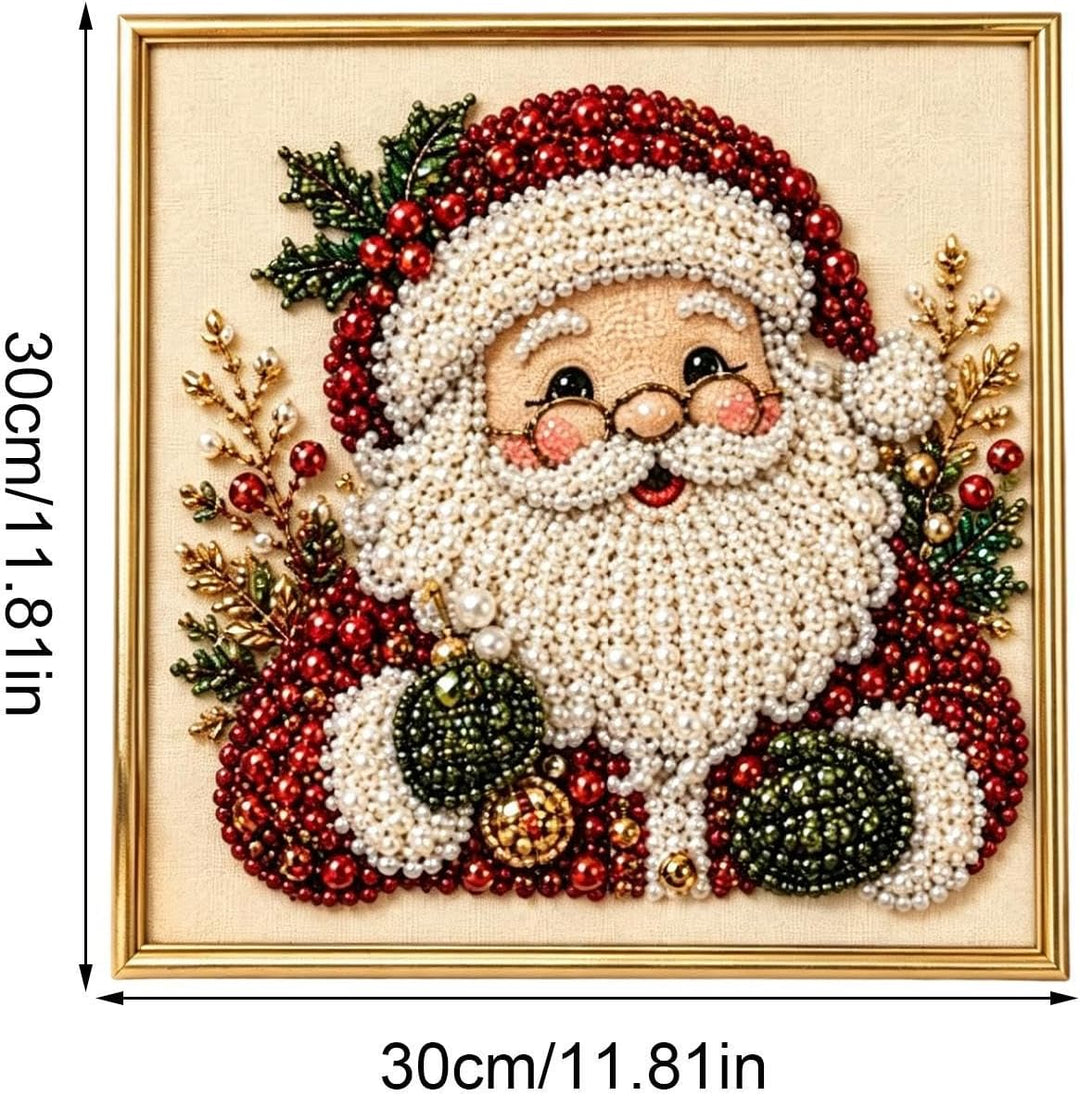 Weihnachten Perlenkunst Set, Pearl Painting Set Mit Rahmen Wand Kunstwerk | Heimdekoration Für Wohnz