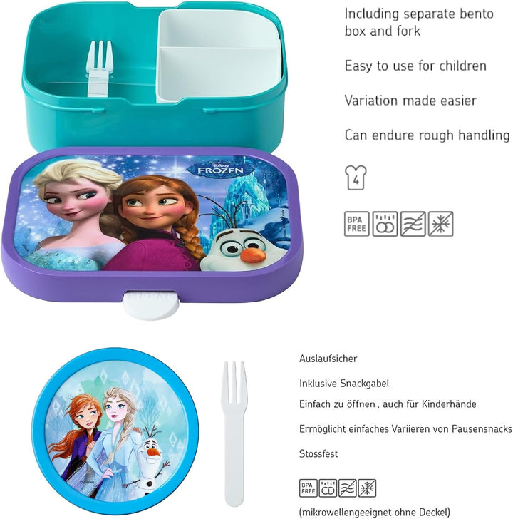 Mepal | Kinder Obst- und Bento Box | Campus meets Fruits | Spülmaschinenfest &amp; BPA-frei | 300 &amp; 750
