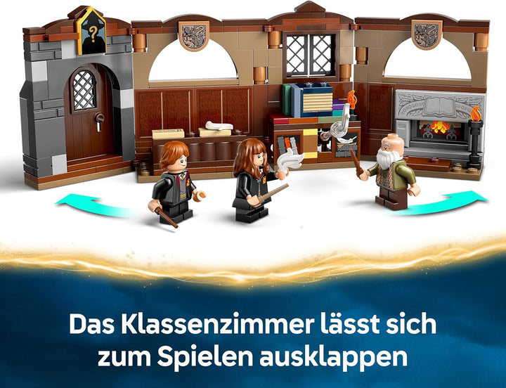 LEGO Harry Potter Schloss Hogwarts: Zauberkunstunterricht, Set mit 3 Minifiguren, inkl. Hermine Gran
