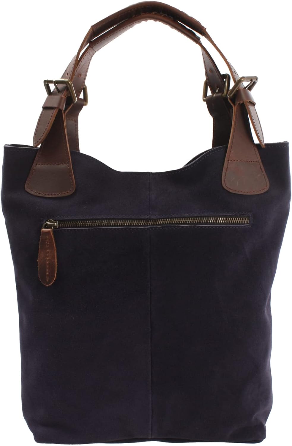 LECONI Henkeltasche Echt-Leder Wildleder Damentasche Handtasche für Damen Shopper für Freizeit, Büro