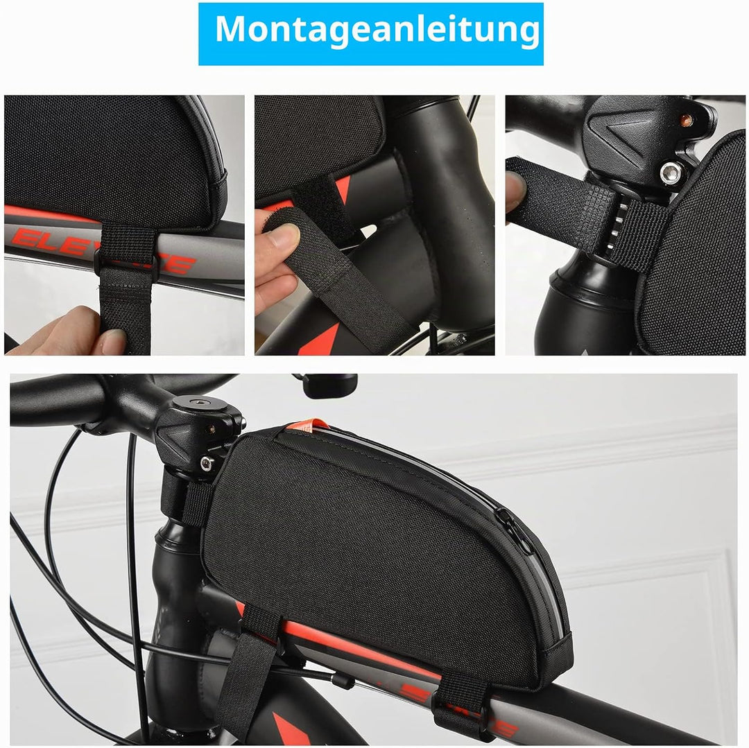 Venforest Fahrradtasche für Oberrohr, Vorderrahmen, wasserdicht, für Stassenrad, Rennrad, Mountainbi