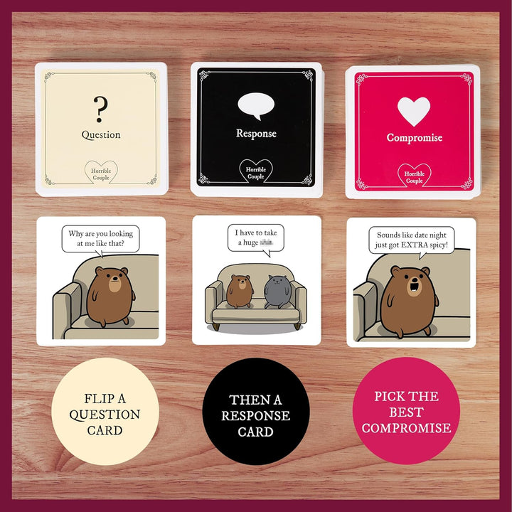 Exploding Kittens Horrible Couple – Extra Horrible Edition – Party Game for 2-8 Players, from The Cr