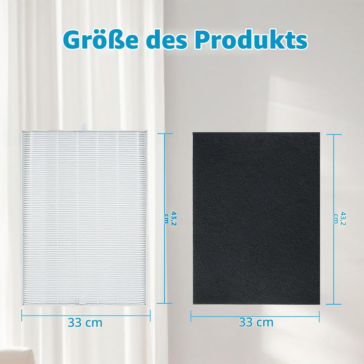 115115 HEPA Ersatzfilter a Kompatibel mit Winix PlasmaWave Luftreiniger 5300-2, C535, 6300-2, 5300,5