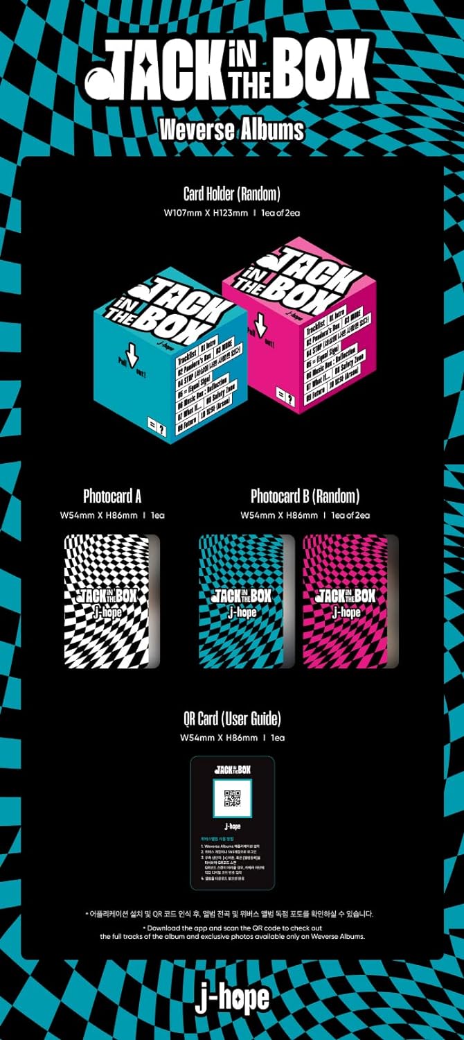 Big Hit Entertainment J-HOPE - Jack In The Box Weverse Album+Store Gift card, BHE0178