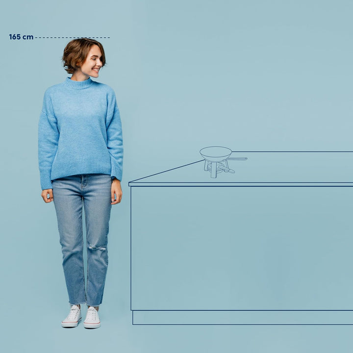 kela Gusseisen Wok 18 cm JOY, Mini Wokset mit Tischwok, Rechaud und Pastenbrenner, kleiner Wok Induk