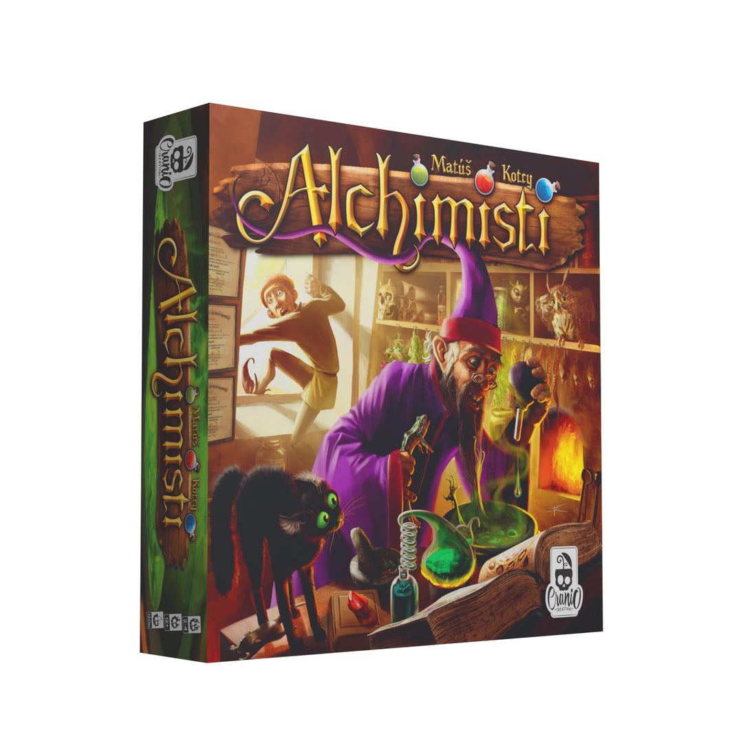 Schädel und Kreationen - Alchemisten Board Spiel