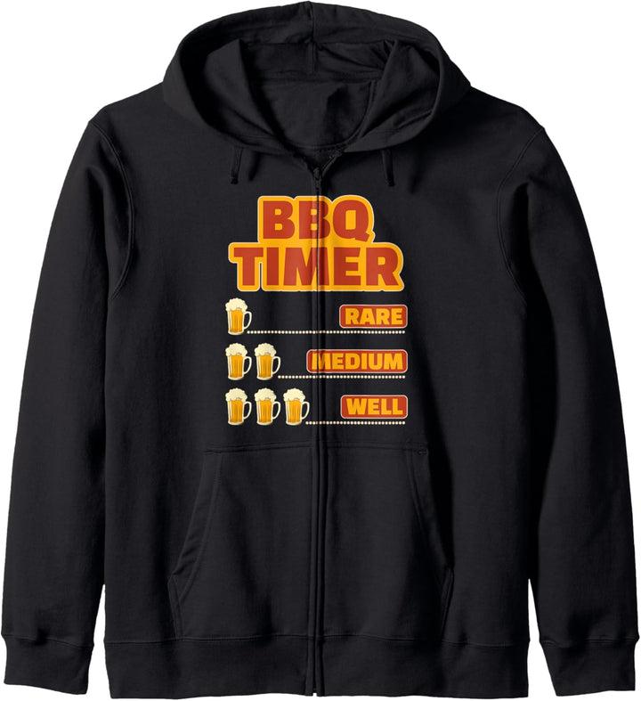 BBQ Timer Grillen Kapuzenjacke