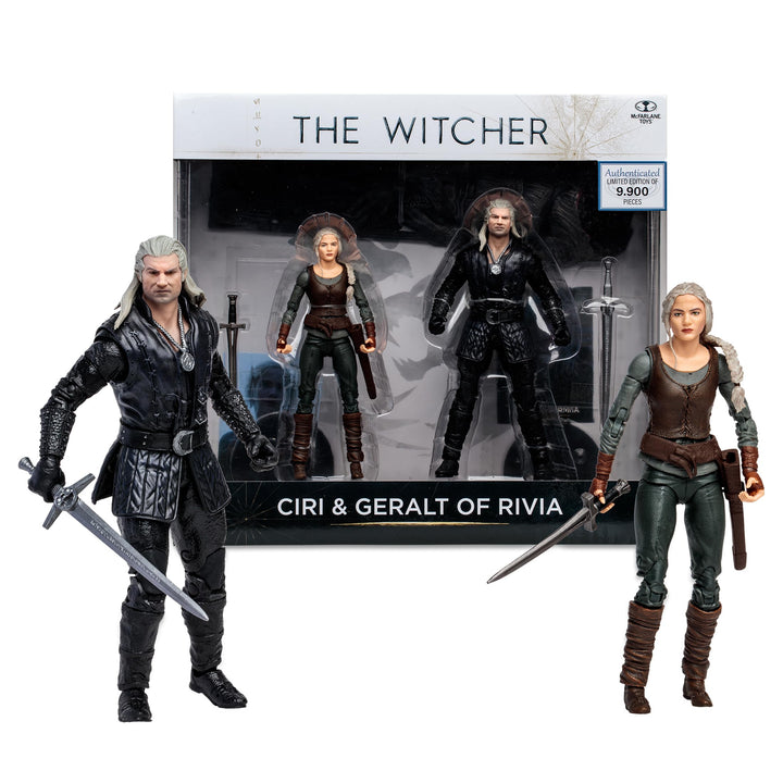 McFarlane Toys The Witcher Actionfigur Geralt und Ciri (Netflix Season 3) 18 cm
