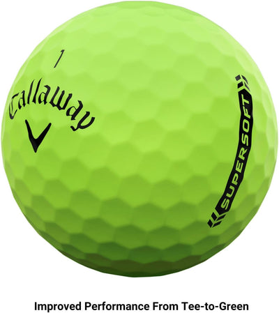 Callaway Supersoft Golfbälle 2023 Grün, Grün