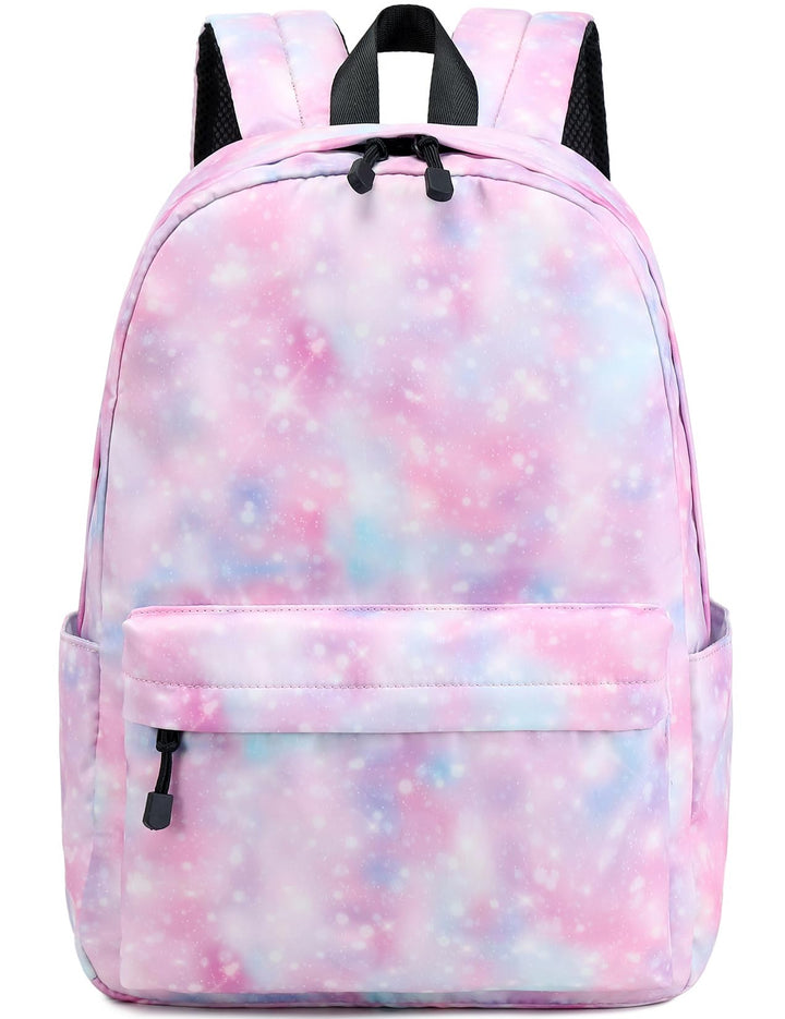 Lohol Leichter Schulrucksack für Mädchen, Kinder-Schulranzen-Rucksack mit Galaxie Aufdruck (Traumhaf