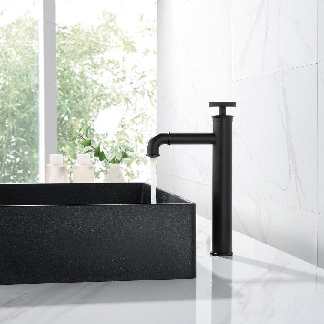 HomeLava Einhand-Waschtischbatterie Kaltwasserarmatur Kaltwasserhahn Hoch Wasserhahn Kaltwasser Einh
