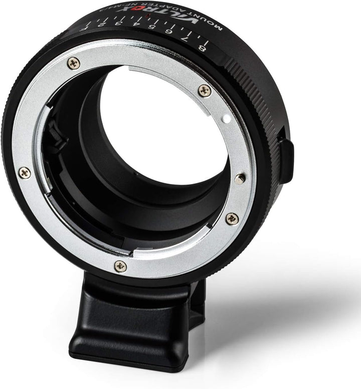 Viltrox Manueller Fokus Adapter NF-M4/3 Objektivadapter für Nikon G/F/AI/S/D Serie Objektiv auf M4/3