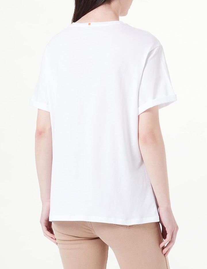 BOSS Damen C_esummer_Print T_Shirt S White100, S White100