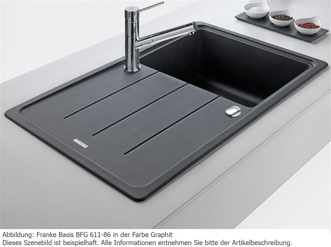 Franke Basis BFG 611-86 Glacier Granitspüle