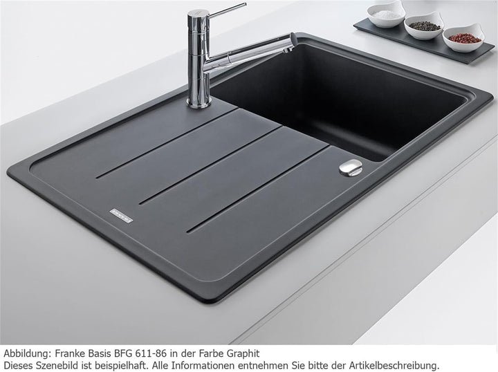 Franke Basis BFG 611-86 Glacier Granitspüle