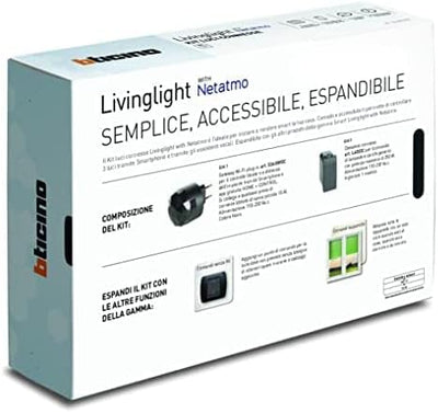 Bticino Livinglight Smart SL3601KIT Beleuchtungsset zum Ein- und Ausschalten der Lichter per App ode
