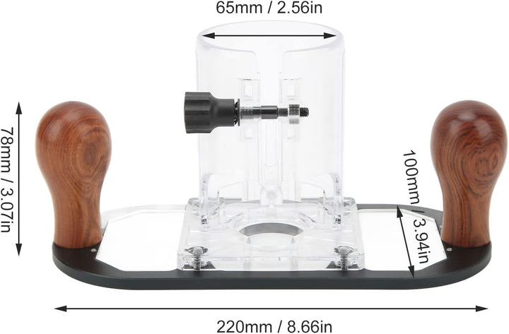 Handoberfräse, Tauchbasis, Schnitzfräsen, Oberfräse, Trimmer, Tauchbasis, Hand-Trimmfräse für 65-mm-