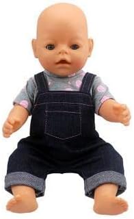 ZWOOS Puppenkleidung für Babypuppen 35-43 cm, Geschenke für Mädchen, Kinder, 4er-Pack