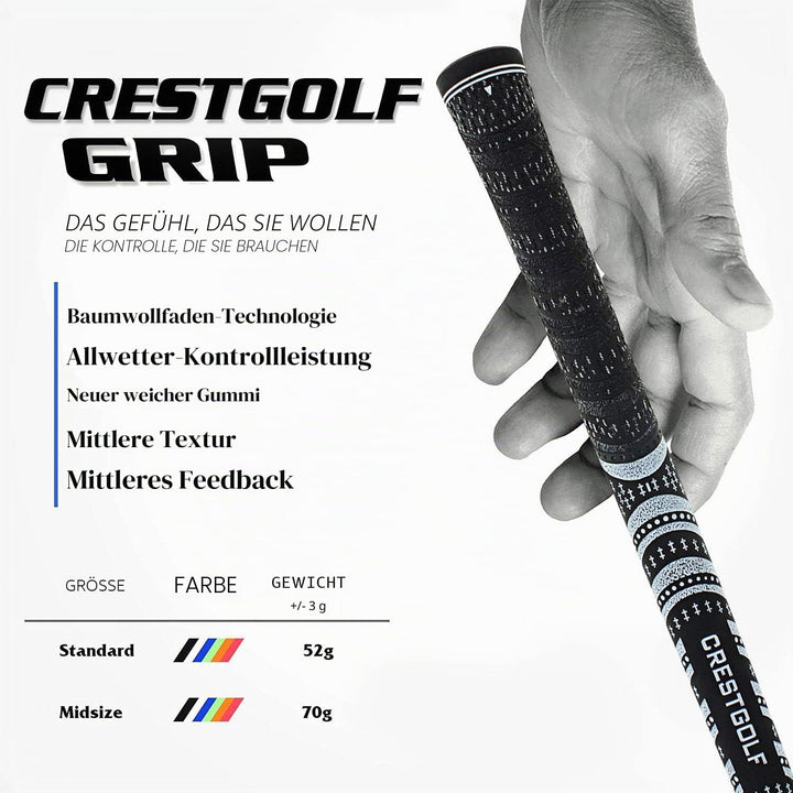 KOFULL Golfgriffe Golf Griffe Set Golf Club Griffe Golfschlägergriffe Golfschläger Golf Griff Midsiz
