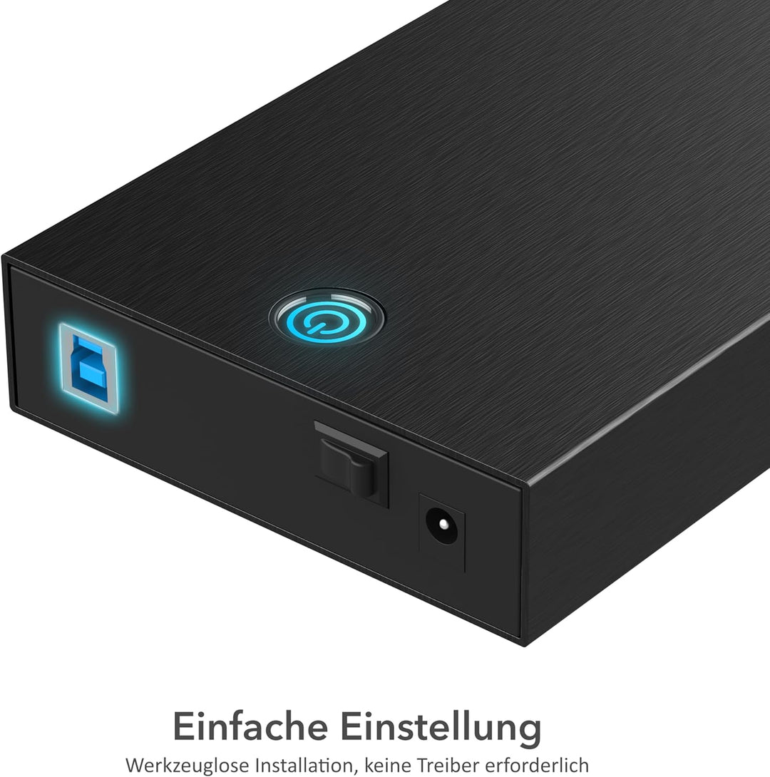 SABRENT SSD/HDD 2,5/3,5 Zoll Docking Station, festplatten gehäuse, USB 3.2 gen1 Hard Drive, sata auf