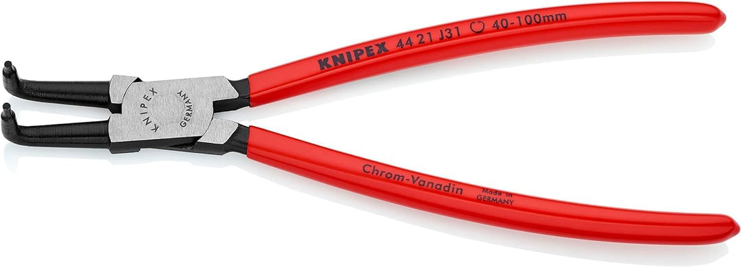 Knipex Sicherungsringzange für Innenringe in Bohrungen schwarz atramentiert, mit Kunststoff überzoge