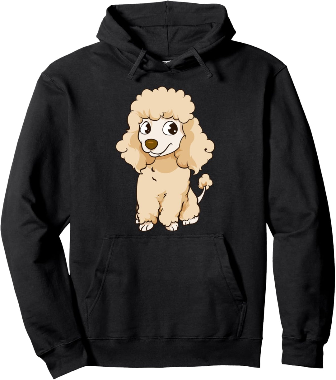 Pudelkunst Pudelgrafik Pudel Kunstwerk Pudel Hund Mama Papa Pullover Hoodie