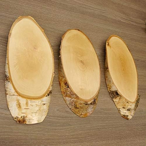 3 Stück Birke Schilder Trophäenschilder REH Rehbock Geweih Baumscheibe Baumschild Natur Holz modern