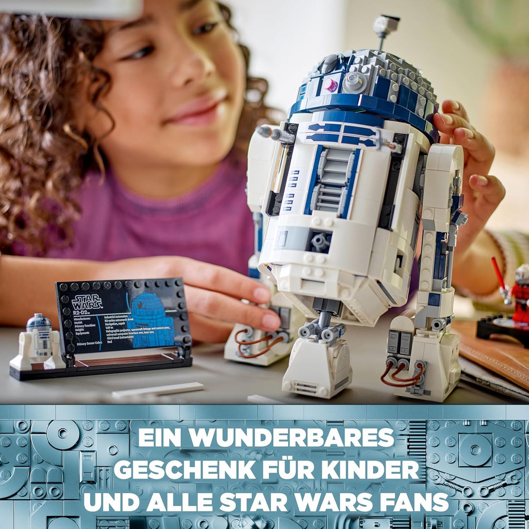 Lego Star Wars R2-D2, Modell-Set für Kinder, Jungen & Mädchen, baubare Spielzeug-Droidenfigur mit 25