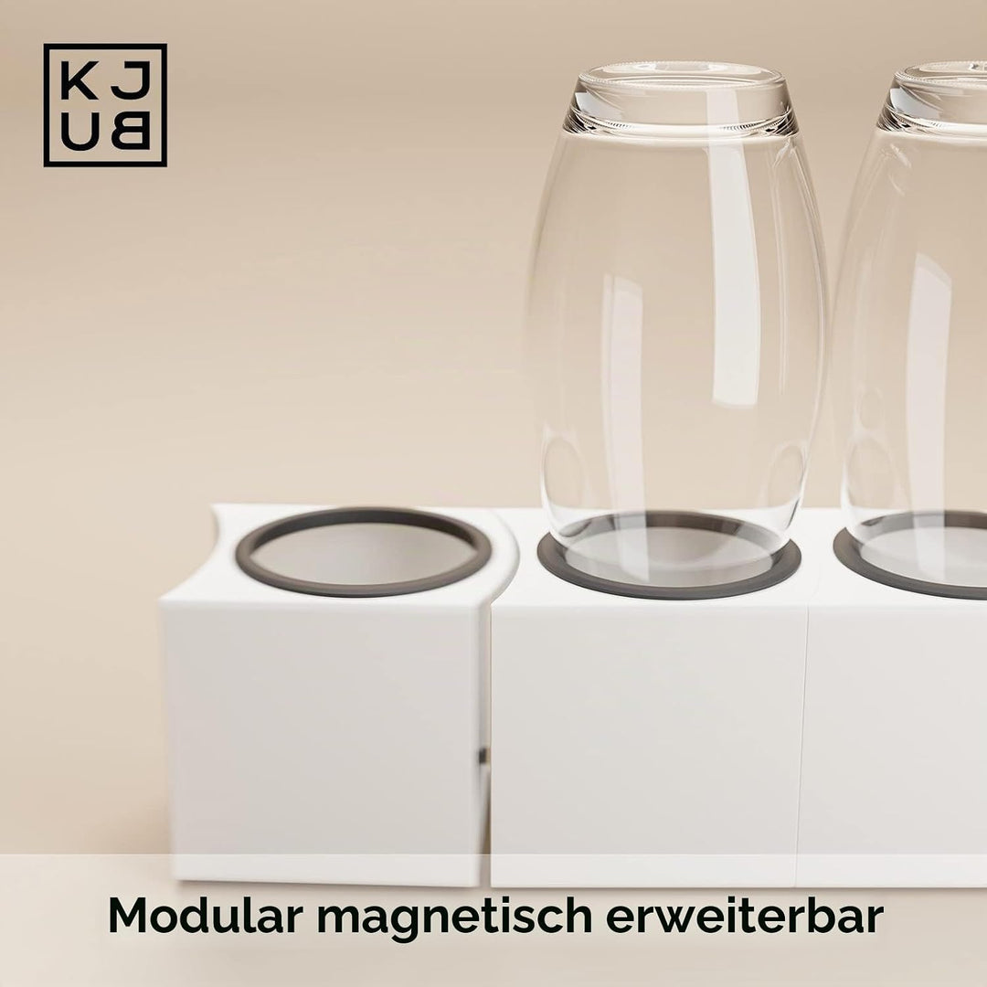 KJUB Flaschenhalter kompatibel für Flaschen von SodaStream, Aarke, AirUp UVM.| Zum Trocknen &amp; zur Au