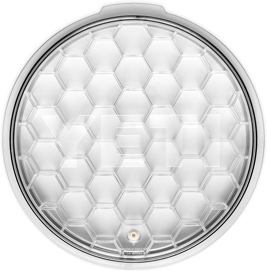 YETI LoadOut Eimerdeckel - Transparent, Wetterfest, Polypropylen oder Polyethylen, Snap-Verschluss,