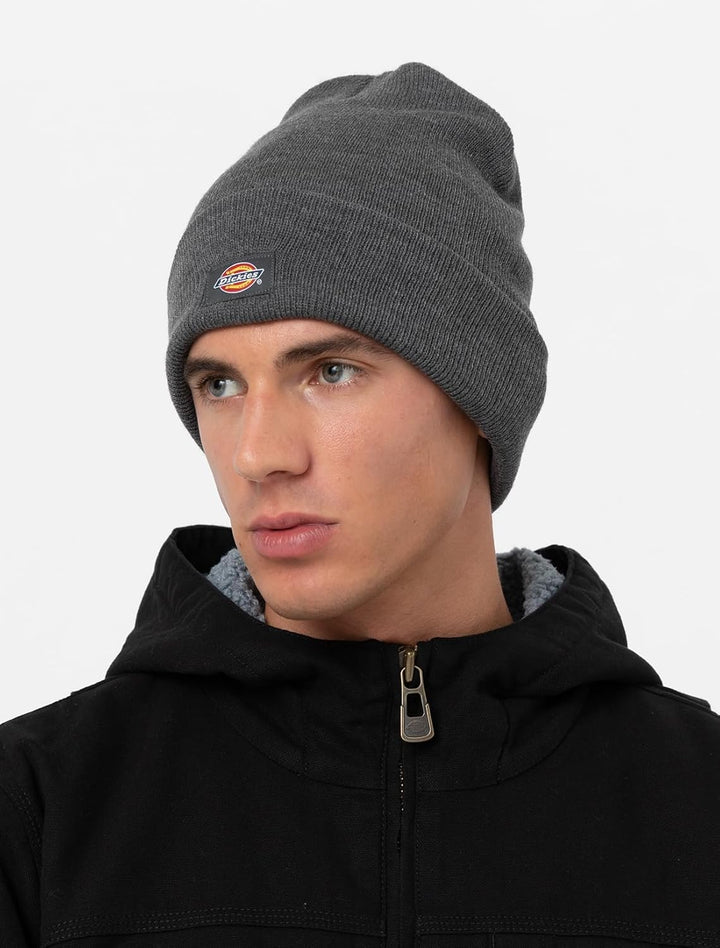 Dickies Herren Acryl Bündchen Beanie-Mütze Einheitsgrösse ANTHRAZITFARBENES HEIDEKRAUT, Einheitsgr&#