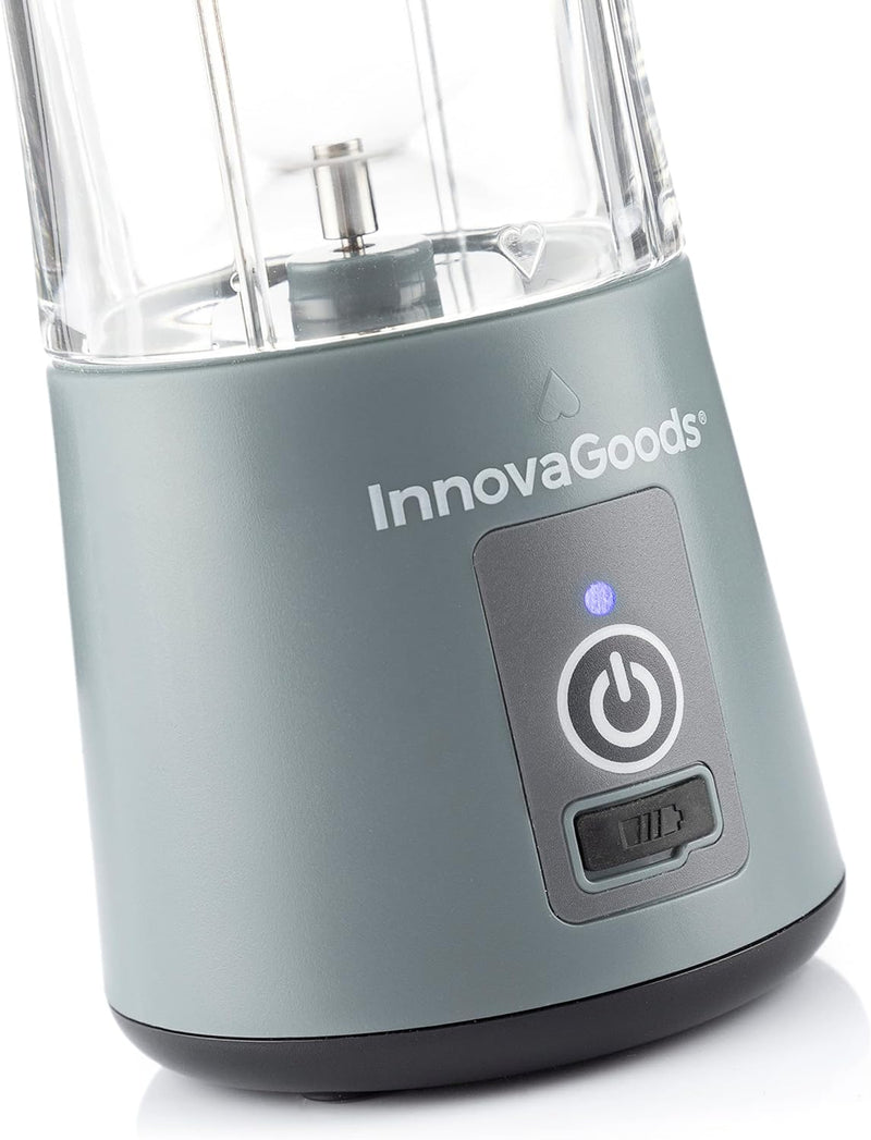InnovaGoods® Tragbarer Standmixer, Mixer mit 380 ml Fassungsvermögen und 17000 U/min, ideal für Smoo