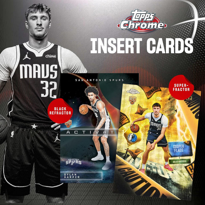 Topps 2025-26 Chrome Basketball - Fabrik versiegelt - Mega Box, Mega Box
