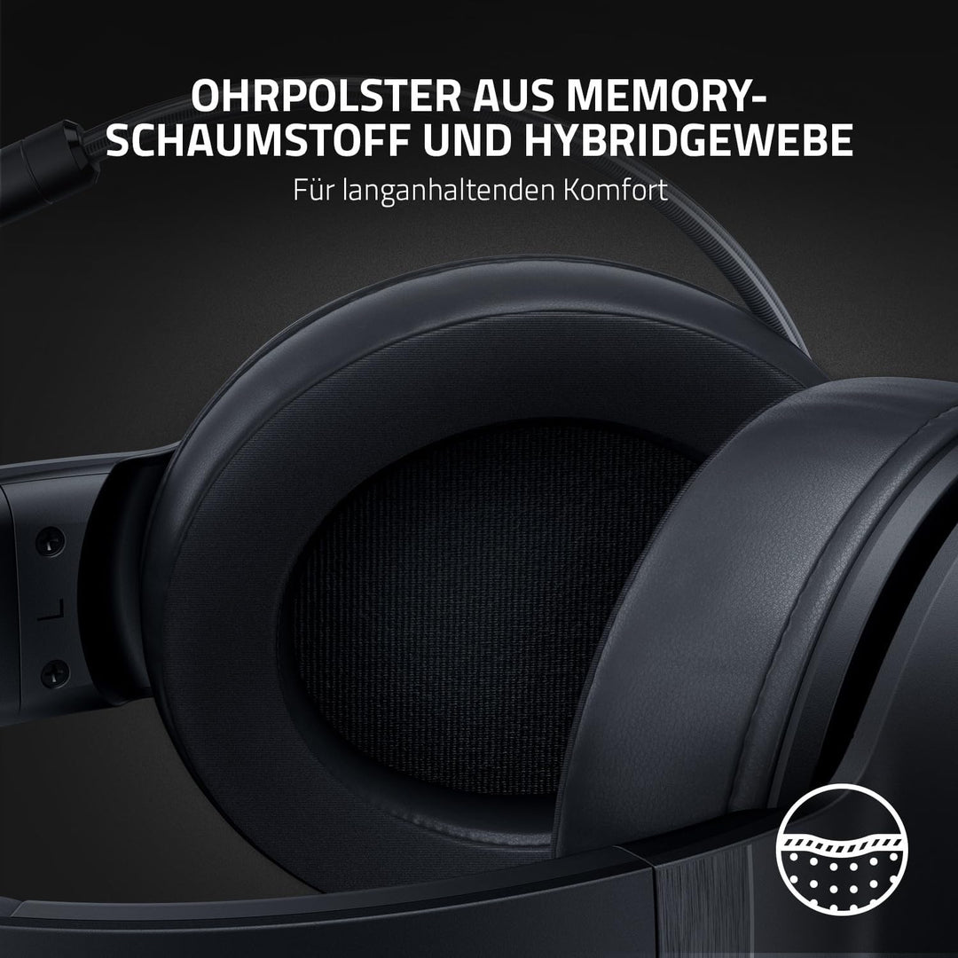 Razer Kraken V3 X USB - Kabelgebundenes USB-Gaming-Headset (Ultra leicht mit 285g, Triforce 40mm Tre