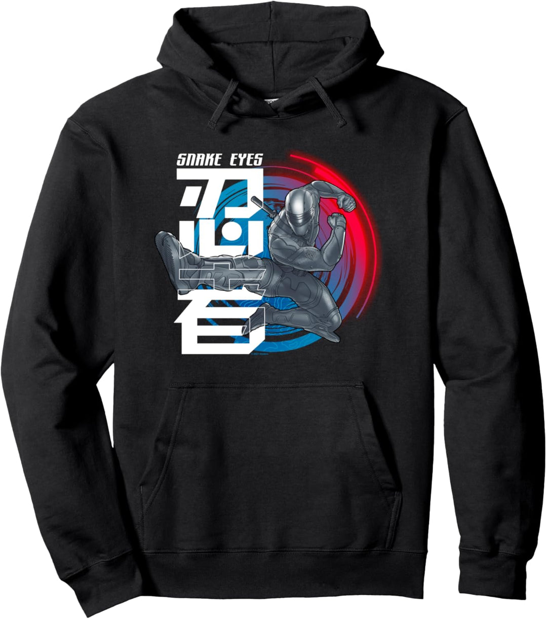 Snake Eyes Flying Kick Pullover Hoodie