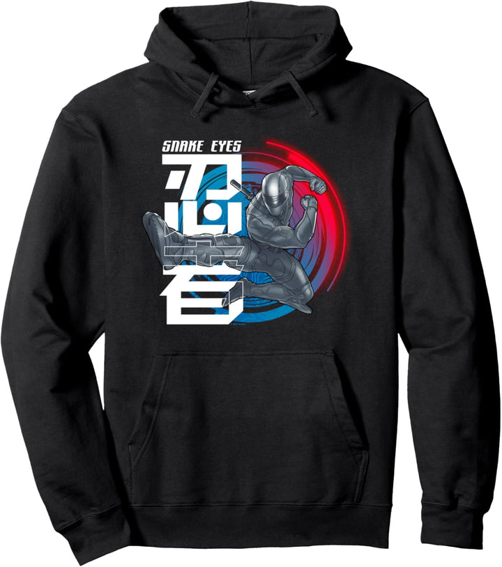 Snake Eyes Flying Kick Pullover Hoodie