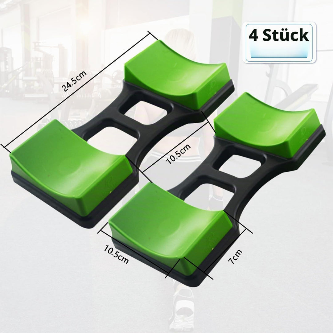 4 Stück Rack Hantel Bodenschutz Fitness, Gym Hantel Storage Rack, Kurzhantelablage Klein Kurzhantel,