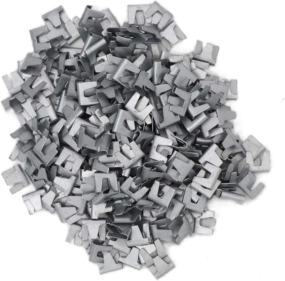 Drahtkäfig-Schnallen-Clips und Zangen-Set, 300 Stück Clips, Metallschnallen-Clip für Haustier Katze
