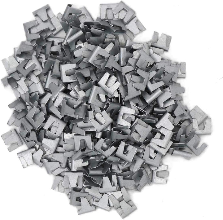 Drahtkäfig-Schnallen-Clips und Zangen-Set, 300 Stück Clips, Metallschnallen-Clip für Haustier Katze