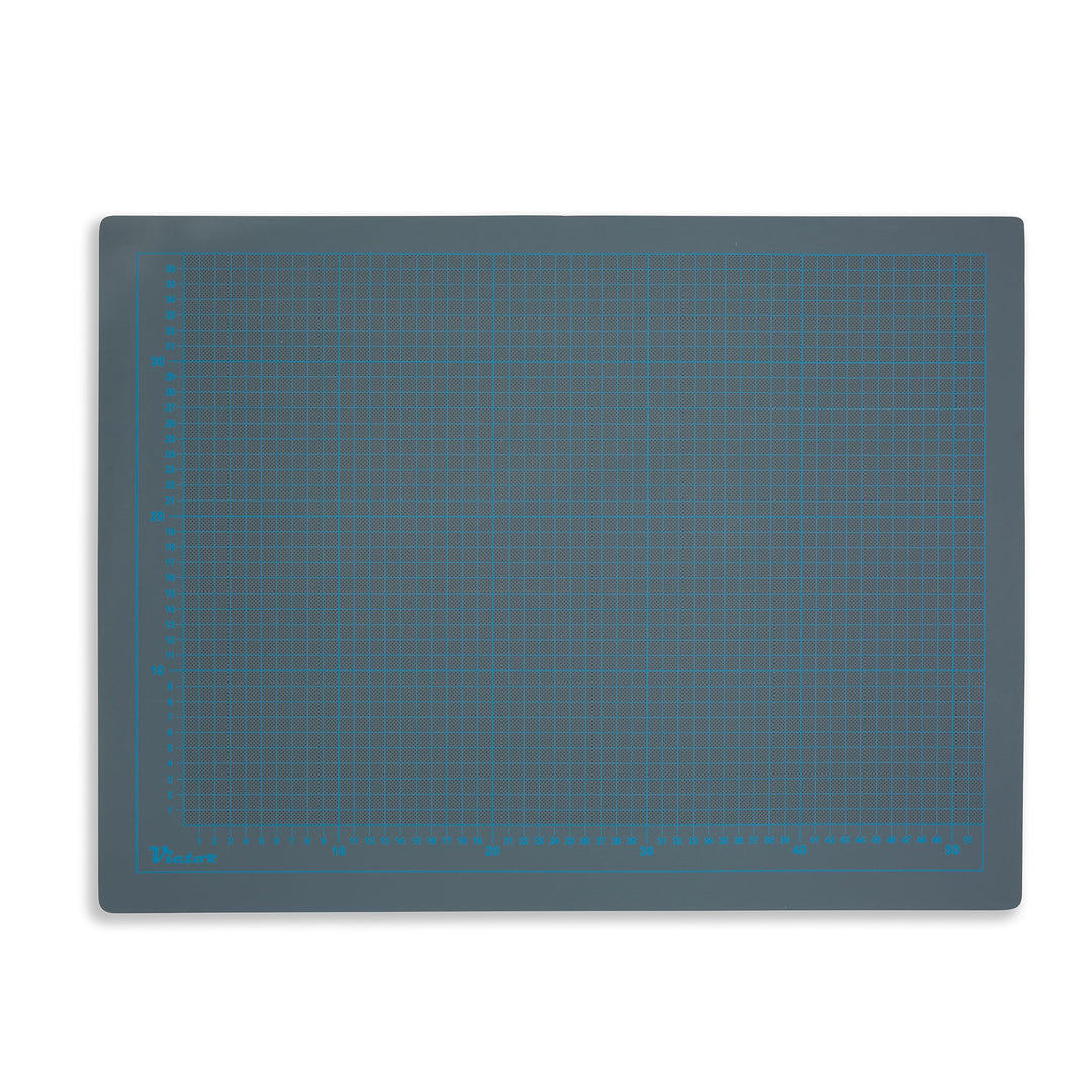 Schneidematte grau 45x60cm 5-lagig Schneidematte A2 selbstheilend - Bastelunterlage - Schneideunterl