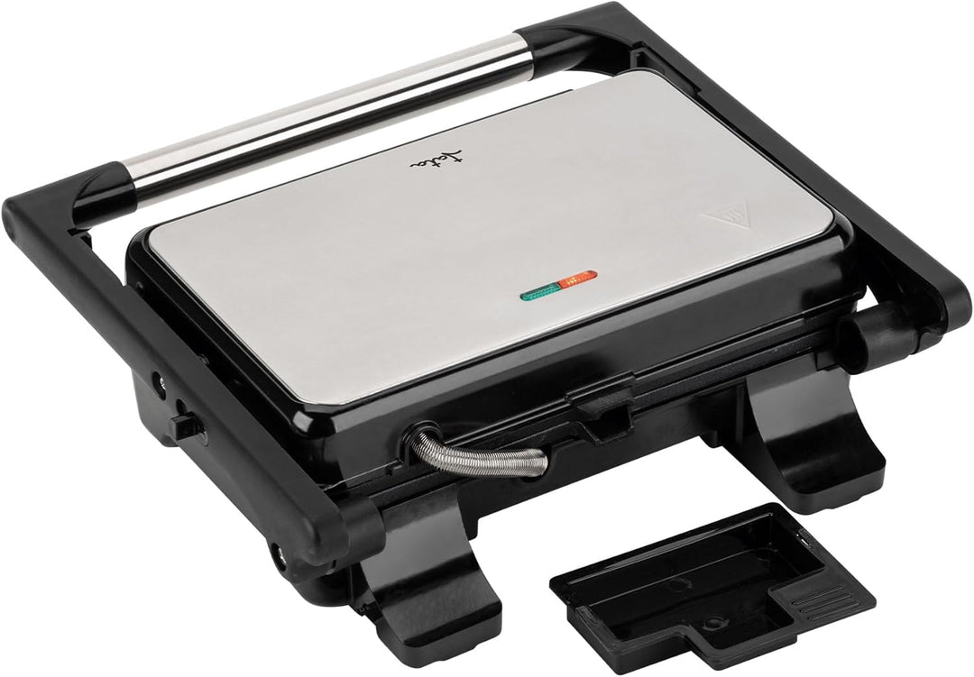 JATA JEGR1183 Doppelgrill, 1500 W, Elektrogrill mit 180°-Öffnung und Schwingdeckel, regulierbares Th